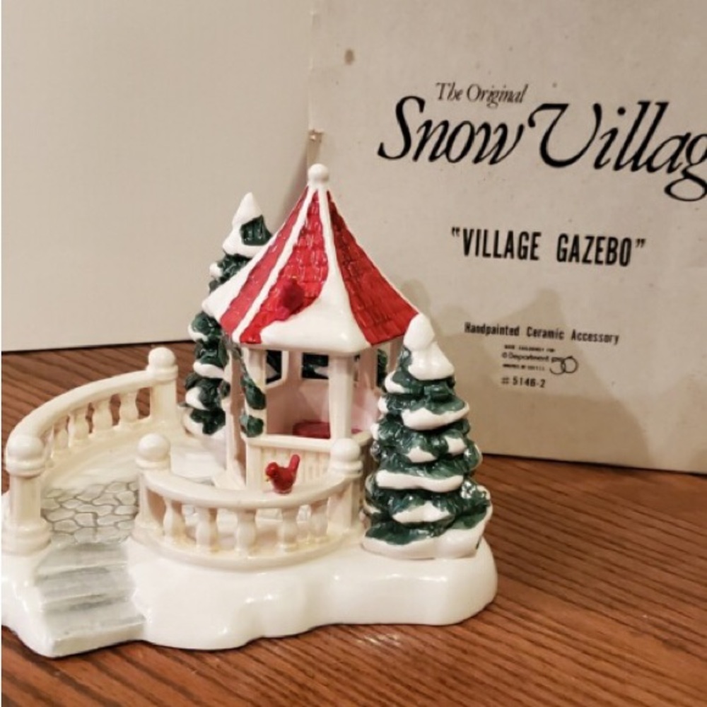 Department 56 Snow Village “ Village Gazebo”